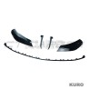 MERCEDES W206 2021+ C-CLASS gloss black splitter przedni - V2