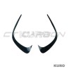 MERCEDES W206 2021+ C-CLASS gloss black zderzak przedni CORNER listwa