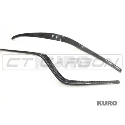 PORSCHE MACAN 14-17 carbon zderzak przedni listwa
