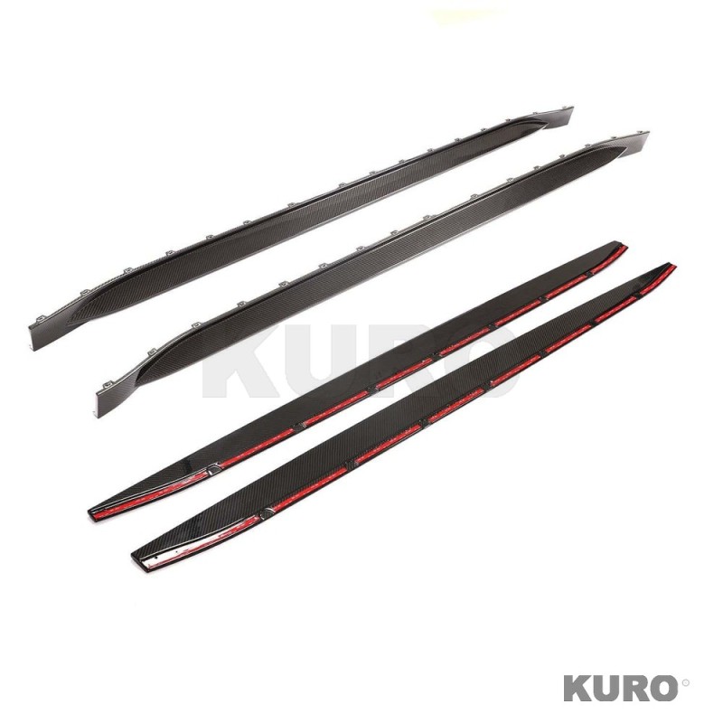 BMW M4 G82/G83 carbon próg boczny REPLACEMENT & przedłużenie - CT DESIGN