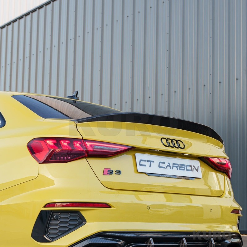 AUDI A3/S3/RS3 8Y 2022+ sedan carbon spoiler - CT DESIGN V2