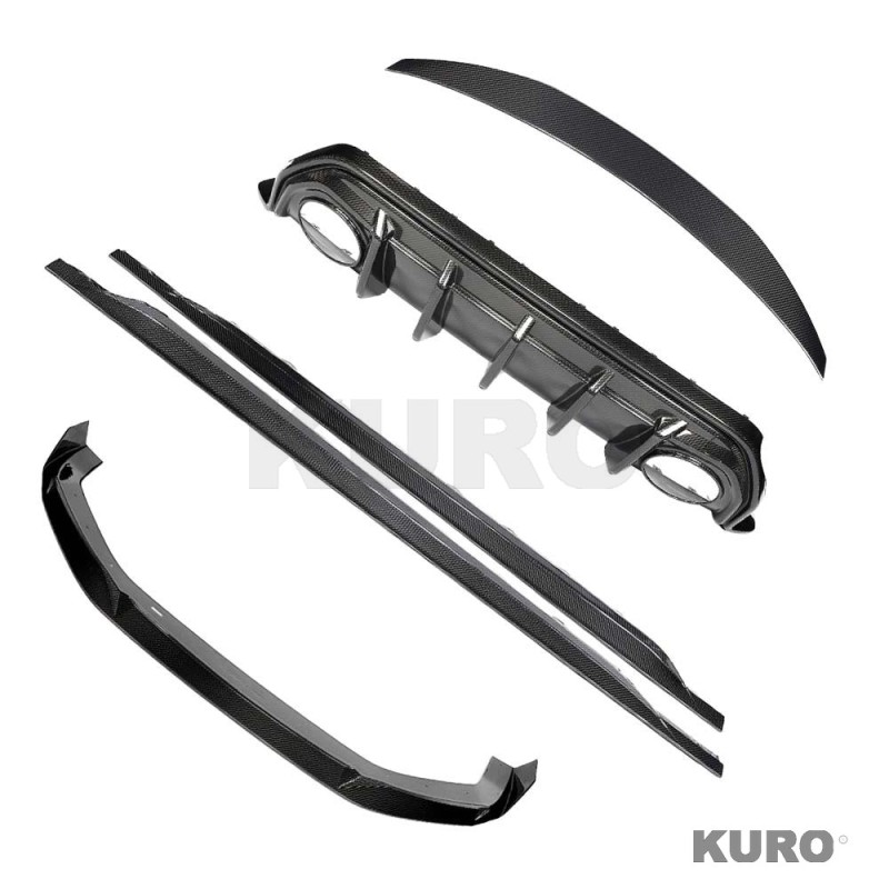 AUDI RS3 8Y 2025+ po liftingu sedan FULL carbon zestaw - CT DESIGN V2