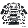 LAND ROVER DEFENDER 110 2020+ gloss black ULTIMATE WIDE nakładka nadkola zestaw
