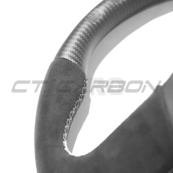 AUDI RS6/RS7 C8 matowy carbon & ALCANTARA FLAT BOTTOM CUSTOM kierownica