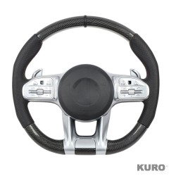 MERCEDES BENZ AMG carbon / LEATHER FLAT BOTTOM CUSTOM kierownica
