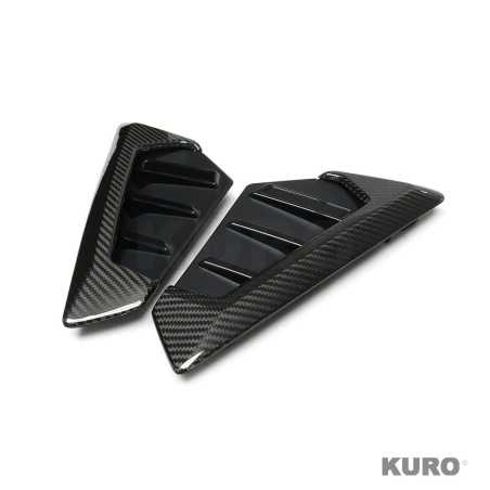 BMW F95 X5M 2023+ (LCI) carbon przód listwa błotnika