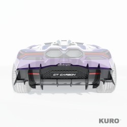 LAMBORGHINI REVUELTO matowy carbon dyfuzor tylny - CT DESIGN