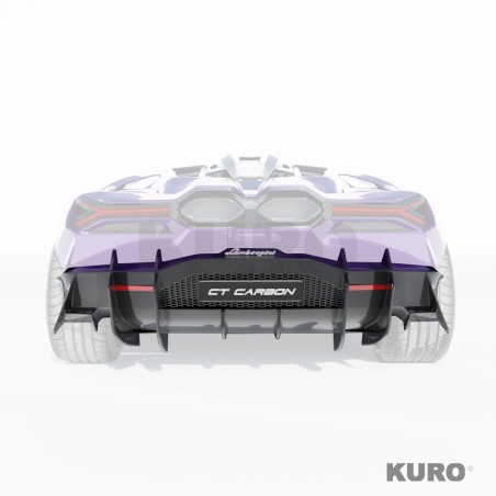 LAMBORGHINI REVUELTO matowy carbon dyfuzor tylny - CT DESIGN