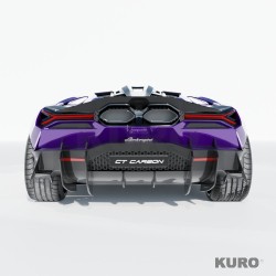 LAMBORGHINI REVUELTO matowy carbon dyfuzor tylny - CT DESIGN