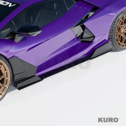 LAMBORGHINI REVUELTO matowy carbon progi boczne - CT DESIGN