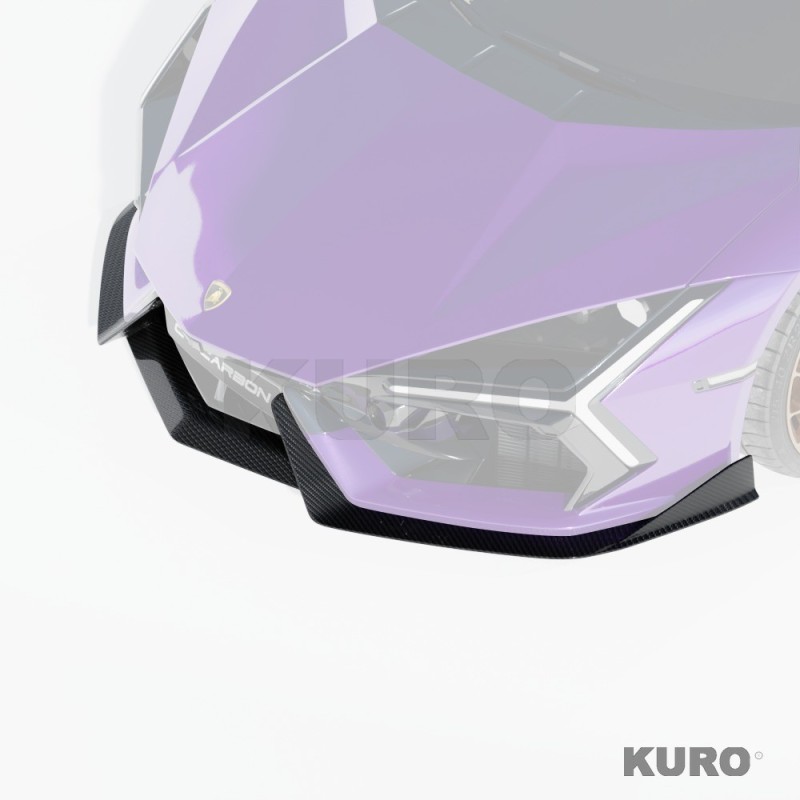 LAMBORGHINI REVUELTO matowy carbon splitter przedni - CT DESIGN