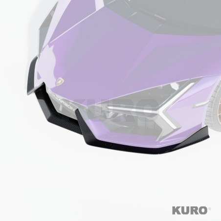 LAMBORGHINI REVUELTO matowy carbon splitter przedni - CT DESIGN