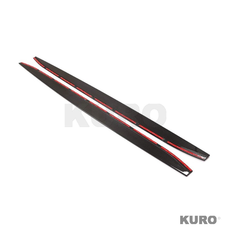 BMW M3 G80/G81 carbon próg boczny przedłużenia - V3 - CT DESIGN