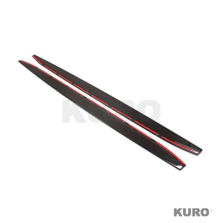 BMW M3 G80/G81 carbon próg boczny przedłużenia - V3 - CT DESIGN