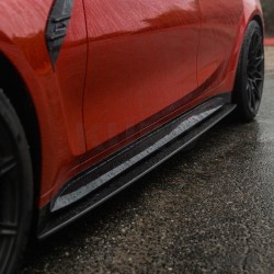 BMW M3 G80/G81 carbon próg boczny przedłużenia - V3 - CT DESIGN