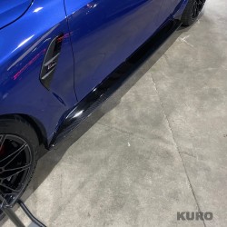 BMW M3 G80/G81 carbon próg boczny przedłużenia - V3 - CT DESIGN