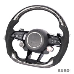 AUDI R8/TT carbon / ALCANTARA FLAT BOTTOM CUSTOM kierownica