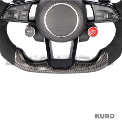 AUDI R8/TT carbon / ALCANTARA FLAT BOTTOM CUSTOM kierownica