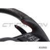 AUDI B9 & 8V 2016-2024 carbon / LEATHER FLAT BOTTOM CUSTOM kierownica
