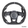 AUDI B9 & 8V 2016-2024 carbon / ALCANTARA FLAT BOTTOM CUSTOM kierownica