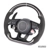 AUDI B9 & 8V 2016-2024 carbon / ALCANTARA FLAT BOTTOM CUSTOM kierownica