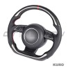 AUDI B8.5 & 8V przed liftingiem carbon / LEATHER FLAT BOTTOM CUSTOM kierownica