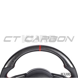 AUDI B8.5 & 8V przed liftingiem carbon / LEATHER FLAT BOTTOM CUSTOM kierownica