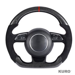 AUDI B8.5 8V przed liftingiem carbon / ALCANTARA FLAT BOTTOM CUSTOM kierownica
