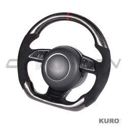 AUDI B8.5 8V przed liftingiem carbon / ALCANTARA FLAT BOTTOM CUSTOM kierownica