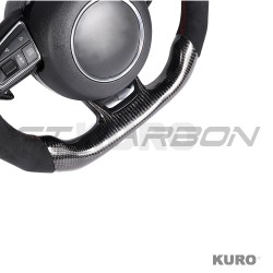 AUDI B8.5 8V przed liftingiem carbon / ALCANTARA FLAT BOTTOM CUSTOM kierownica