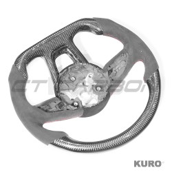 AUDI B9 & 8V 2016-2024 carbon / ALCANTARA FLAT BOTTOM CUSTOM kierownica
