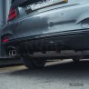 BMW 2 SERIES F22/F23 gloss black TWIN EXHAUST dyfuzor
