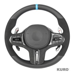 BMW Gxx ALCANTARA/LEATHER FLAT BOTTOM CUSTOM kierownica
