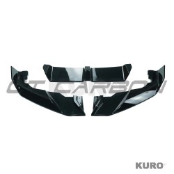 BMW X5M F95 LCI 2023+ gloss black splitter V2