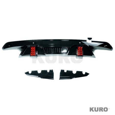 BMW X5M F95 2019+ gloss black LED dyfuzor V2