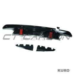 BMW X5M F95 2019+ gloss black LED dyfuzor V2