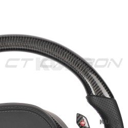 BMW Gxx carbon / LEATHER / FLAT BOTTOM CUSTOM kierownica