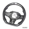 BMW GXX carbon / LEATHER / LED FLAT BOTTOM CUSTOM kierownica