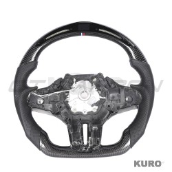 BMW GXX carbon / LEATHER / LED FLAT BOTTOM CUSTOM kierownica