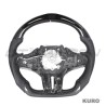 BMW GXX carbon / LEATHER / LED FLAT BOTTOM CUSTOM kierownica