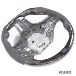 BMW Gxx carbon / ALCANTARA / LED FLAT BOTTOM CUSTOM kierownica