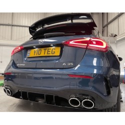 MERCEDES A-CLASS W177 2018-CURRENT gloss black spoiler - skrzydło
