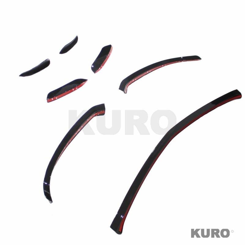 MERCEDES A-CLASS V177 & W177 2018-2022 gloss black splitter & lotki