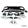 MERCEDES A-CLASS W177/V177 2018-CURRENT gloss black QUAD TIP dyfuzor