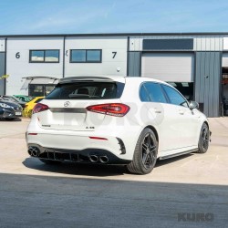 MERCEDES A-CLASS W177/V177 2018-CURRENT gloss black QUAD TIP dyfuzor