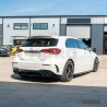 MERCEDES A-CLASS W177/V177 2018-CURRENT gloss black QUAD TIP dyfuzor