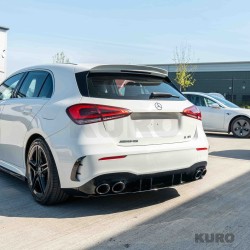 MERCEDES A-CLASS W177/V177 2018-CURRENT gloss black QUAD TIP dyfuzor