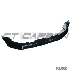 BMW X4M F97 LCI 2022+ gloss black splitter