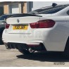BMW 4 SERIES GRAN coupe F36 gloss black spoiler - V5