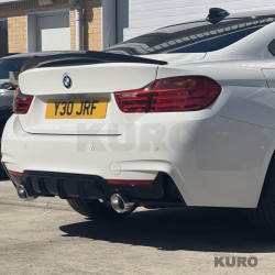 BMW 4 SERIES F32 gloss black spoiler - V4